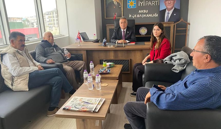 Aksu İlçe Başkanı Tütüşoğlu; “Hasretle kucaklaşıyoruz”