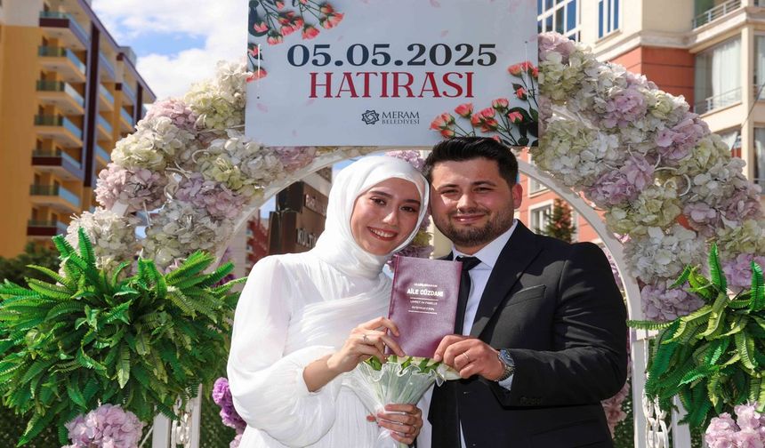 Konya’da nikah salonlarında "05.05.2025" yoğunluğu