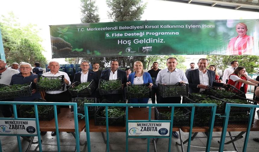 Merkezefendi Belediyesi’nden üreticiye büyük destek