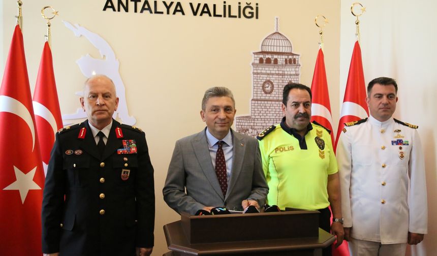 Antalya Valisi Hulusi Şahin duyurdu; 1,5 milyon kişi sorgulandı